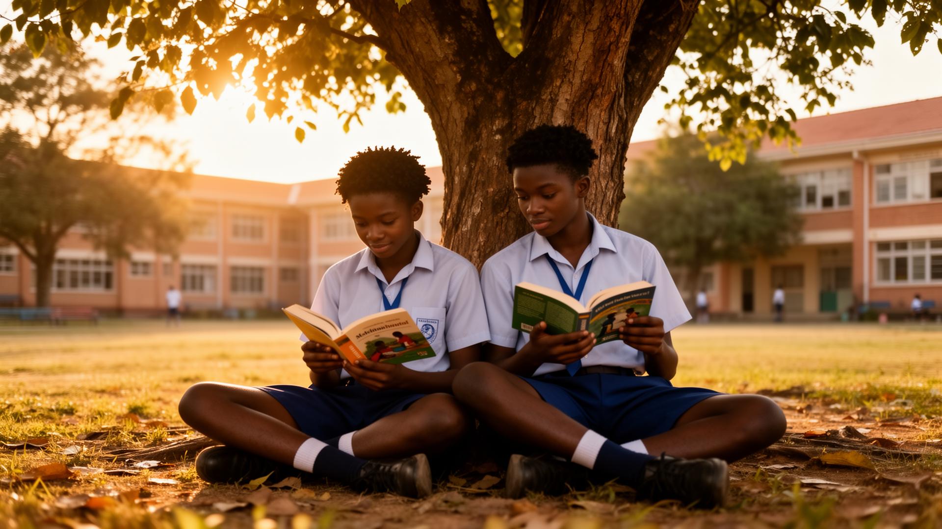 Students reading